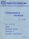 Passaporto Tecnico Porsche 964 Carrera Cup